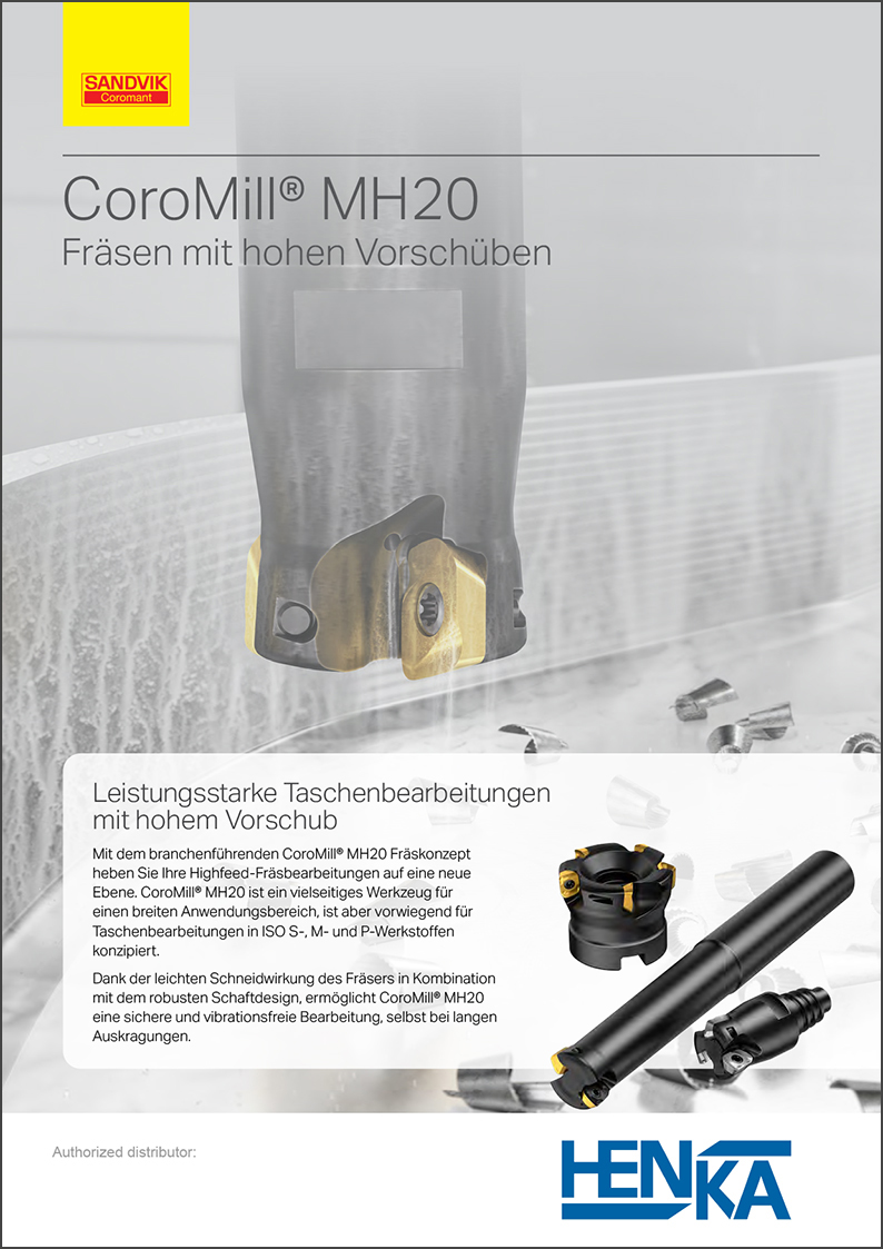 SANDVIK Coromant CoroMill® MH20